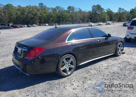 2015 Mercedes-Benz S 63 Amg 4Matic из США, поврежденный, VIN WDDUG7JB7FA094358